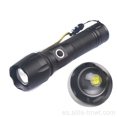 Torcha de linterna LED XHP50 recargable Tactical Tactical XHP50